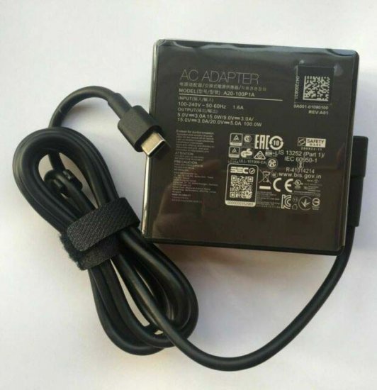 100W USB-C Charger For Asus TUF Gaming A15 FA506QR