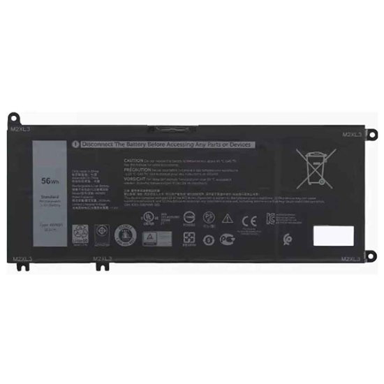 Replacement For Dell 4WN0Y Laptop Battery 3500mAh 15.2V