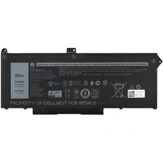 Replacement For Dell 075X16 Battery 63Wh 15.2V