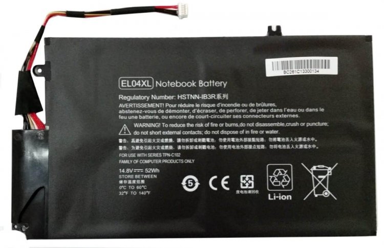 Replacement For HP Envy TouchSmart 4-1000 Battery 5200mAh 14.8V