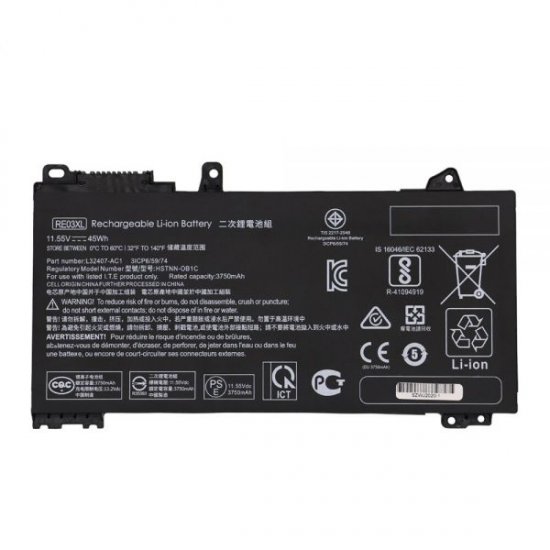 Replacement For HP L32407-AC1 Battery 45Wh 11.55V