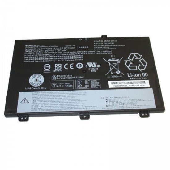 Replacement For Lenovo 00HW001 Battery 14.8V 56Wh