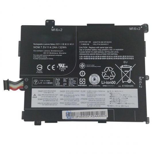 Replacement For Lenovo SB10F46456 SB10F46457 Battery 32Wh 7.5V