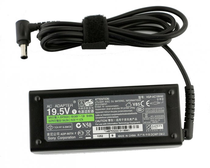 Replacement For Sony VGP-AC19V33 VGP-AC19V34 19.5V 4.7A 90W AC Adapter