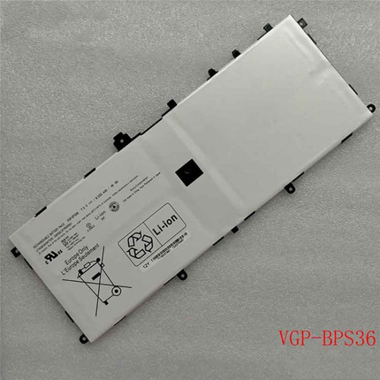 Replacement For Sony VGP-BPS36 Laptop Battery 48Wh 7.5V