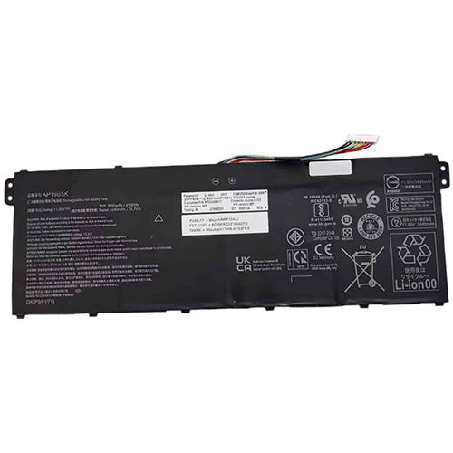 Replacement For Acer AP19B5K Laptop Battery 3550mAh 11.55V