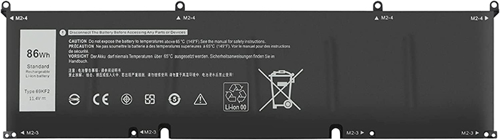 Replacement For Dell Alienware m15 R7 Battery 86Wh 11.4V