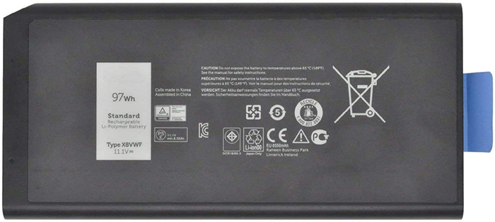 Replacement For Dell Latitude E7404 E5404 Battery 65Wh 11.1V