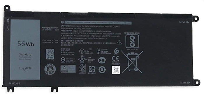 Replacement For Dell Chromebook 13 3380 Battery 56Wh 7.6V
