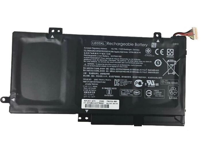 Replacement For HP HSTNN-PB6M Battery 48Wh 11.4V