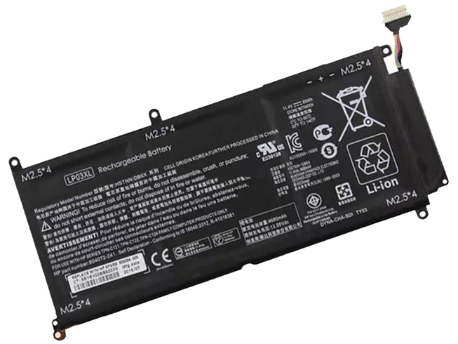 Replacement For HP 807417-005 Battery 48Wh 11.4V