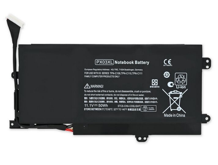 Replacement For HP PX03XL Battery 50Wh 11.1V