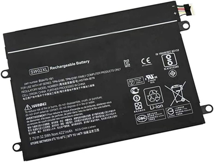 Replacement For HP HSTNN-IB7N HSTNN-LB7N Battery 32.5Wh 7.7V