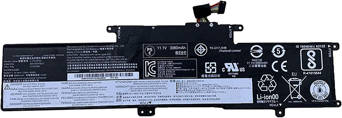 Replacement For Lenovo L17C3P53 L17L3P53 Battery 45Wh 11.1V