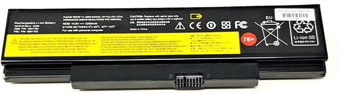 Replacement For Lenovo 45N1760 45N1761 Battery 48Wh 76+