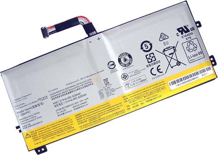 Replacement For Lenovo L13S4P61 Battery 6000mAh 7.4V